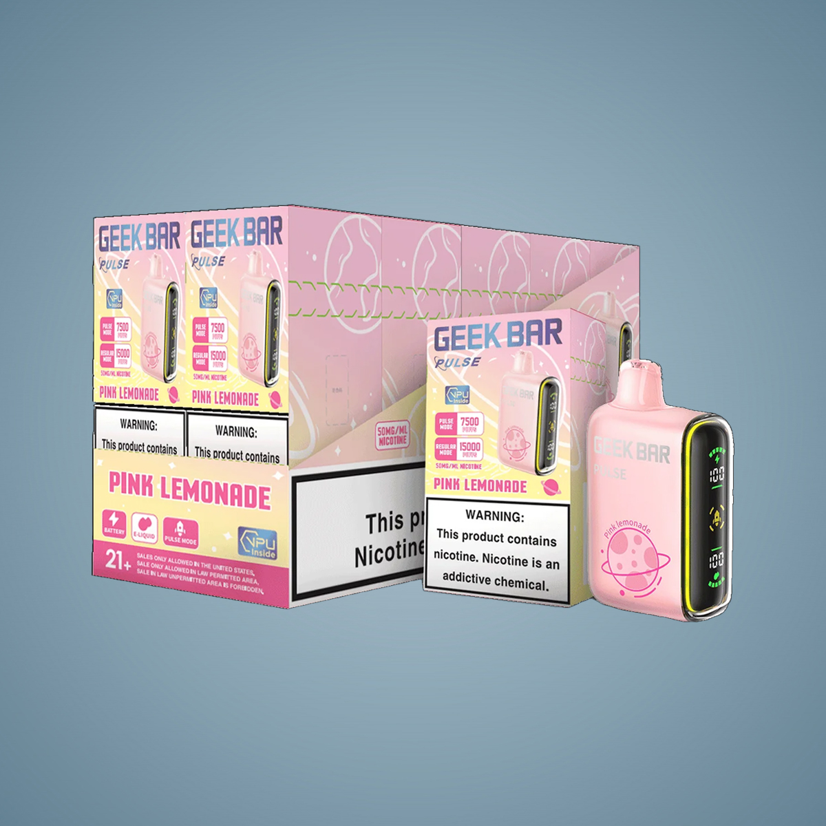 cotton candy flavored geek bar Pink Lemonade Geek Bar. Pink Lemonade Geek Bar Pulse Vape Geek Bar - Pink  Lemonade - 8.99 main image 1