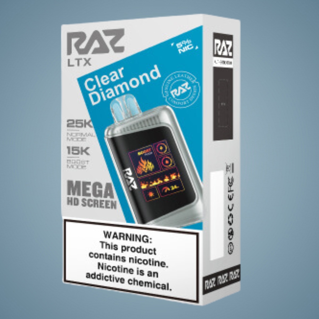 Raz Mega 25000 Flavors List RAZ DC25000 Vape - 25000 Puffs (All Flavors) RAZ  LTX 25000